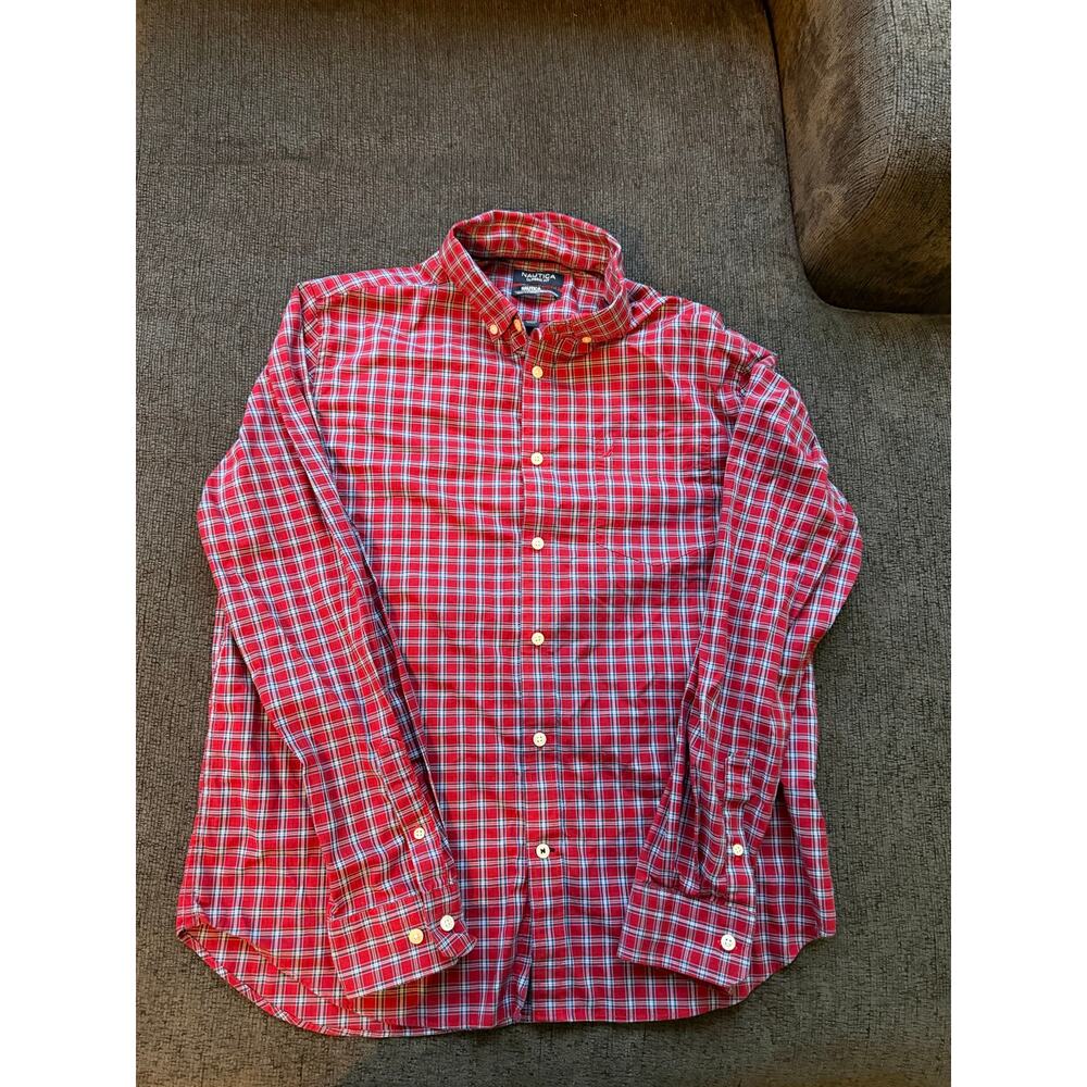 Náutica Button Up Shirt  Classic Fit Men’s Size Large